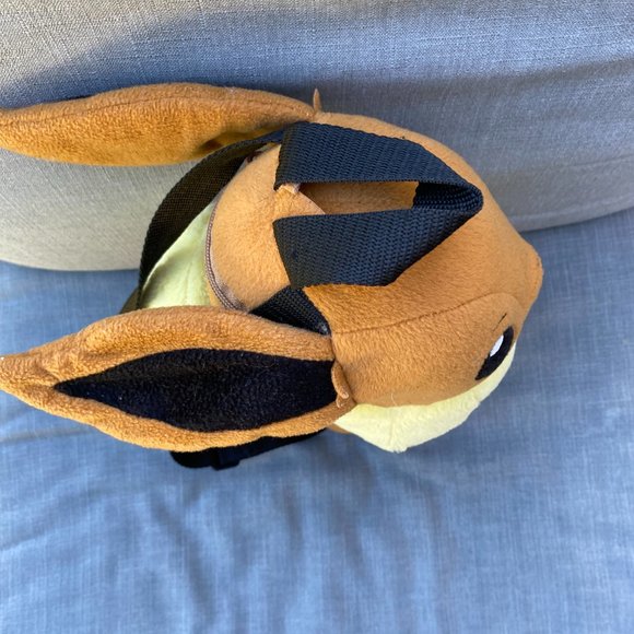 Pokemon Eevee Plush Stuffed Animal Backpack Bag FAB Starpoint NY 2016 12.5" - Picture 15 of 16